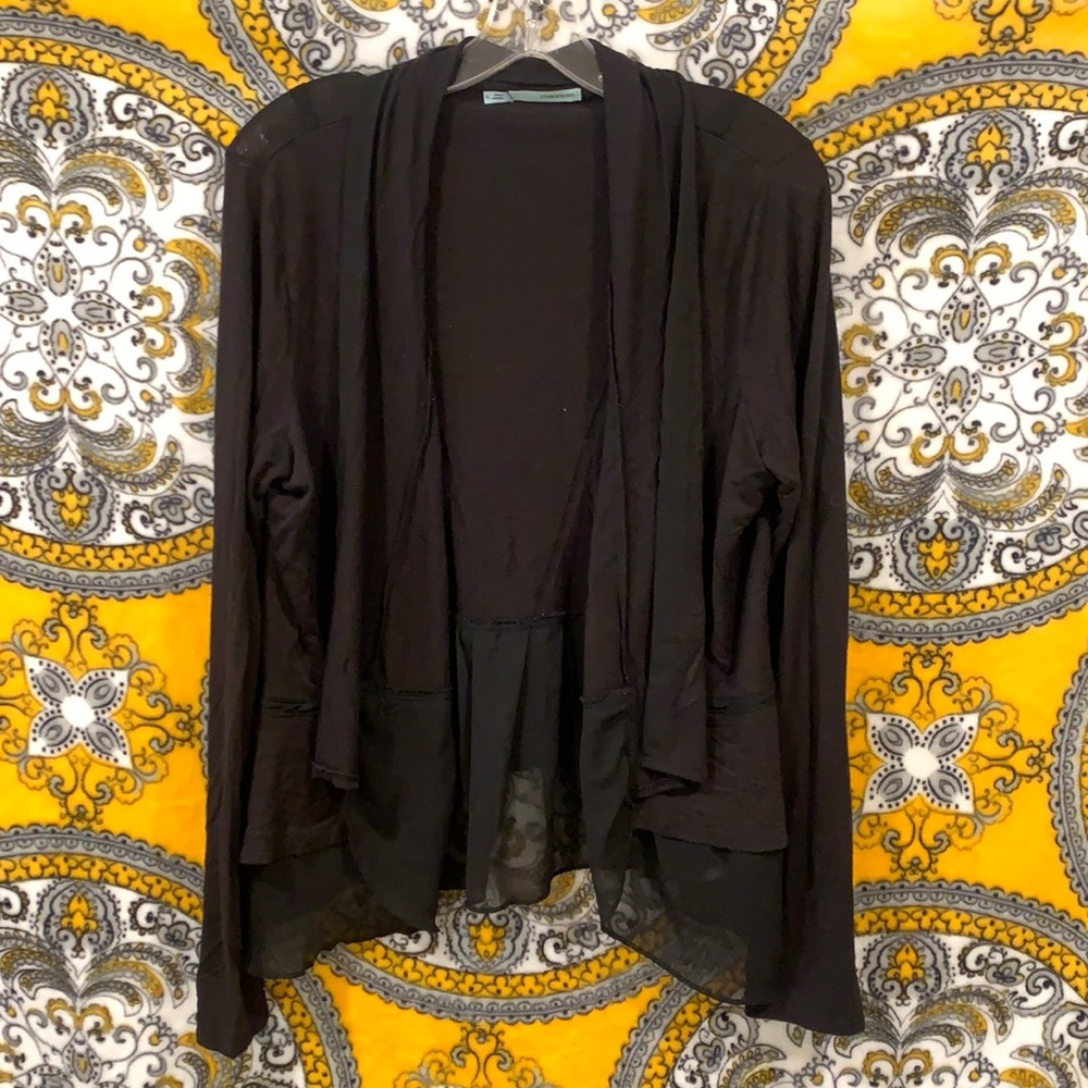 Ruffled cardigan